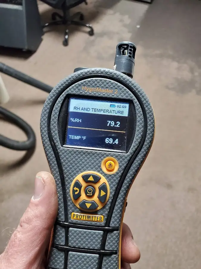 Moisture meter humidity assessment for Fire & Smoke Damage Restoration in Stickney